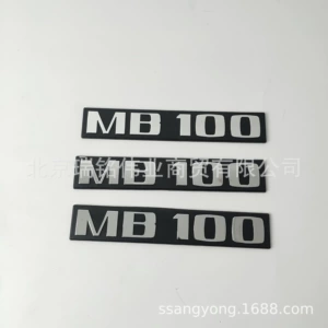 6618143414 Mercedes-Benz MB100 kuzov emblemi, yeni