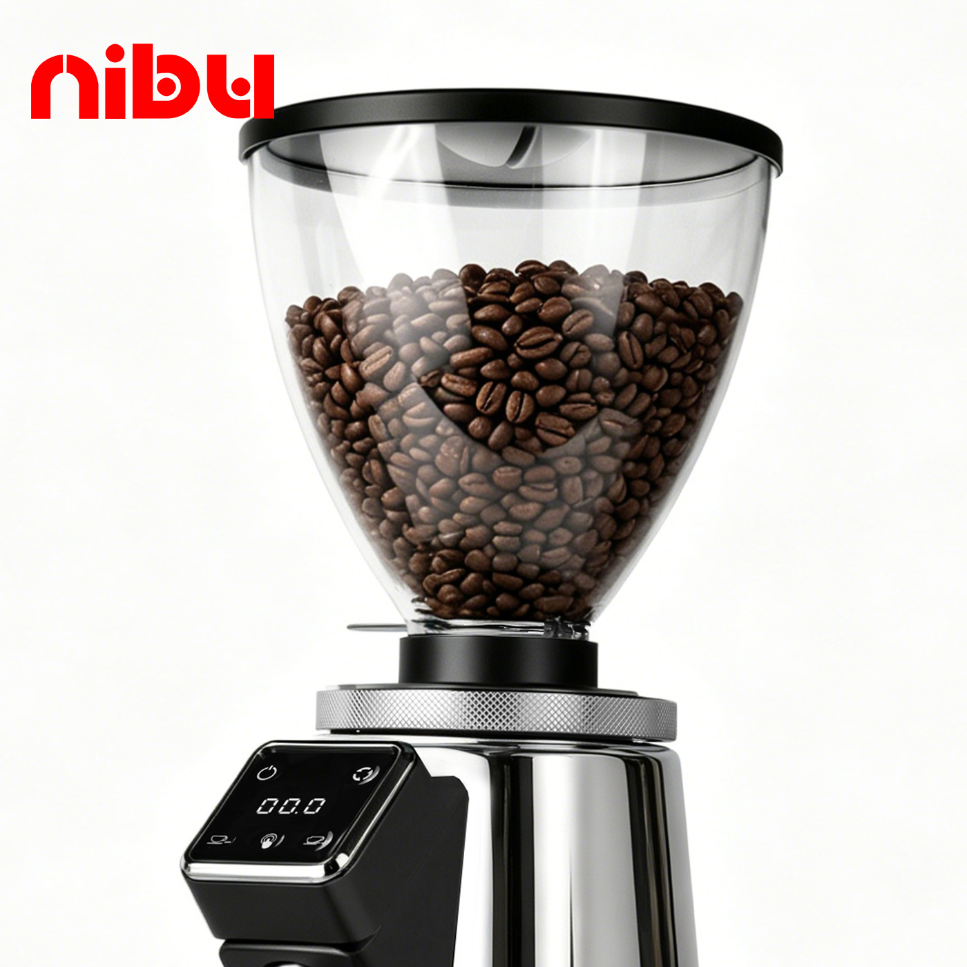 Nibu coffee bean moliner 1005 cuchillo de molino de granos de café italiano eléctrico comercial de plasma cuantitativo 64mm