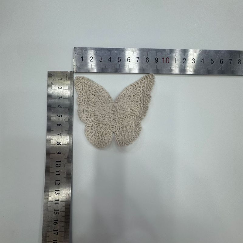 厂家批发 刺绣花边服装辅料DIY布贴机织仿手钩粗棉服饰服装辅料|undefined