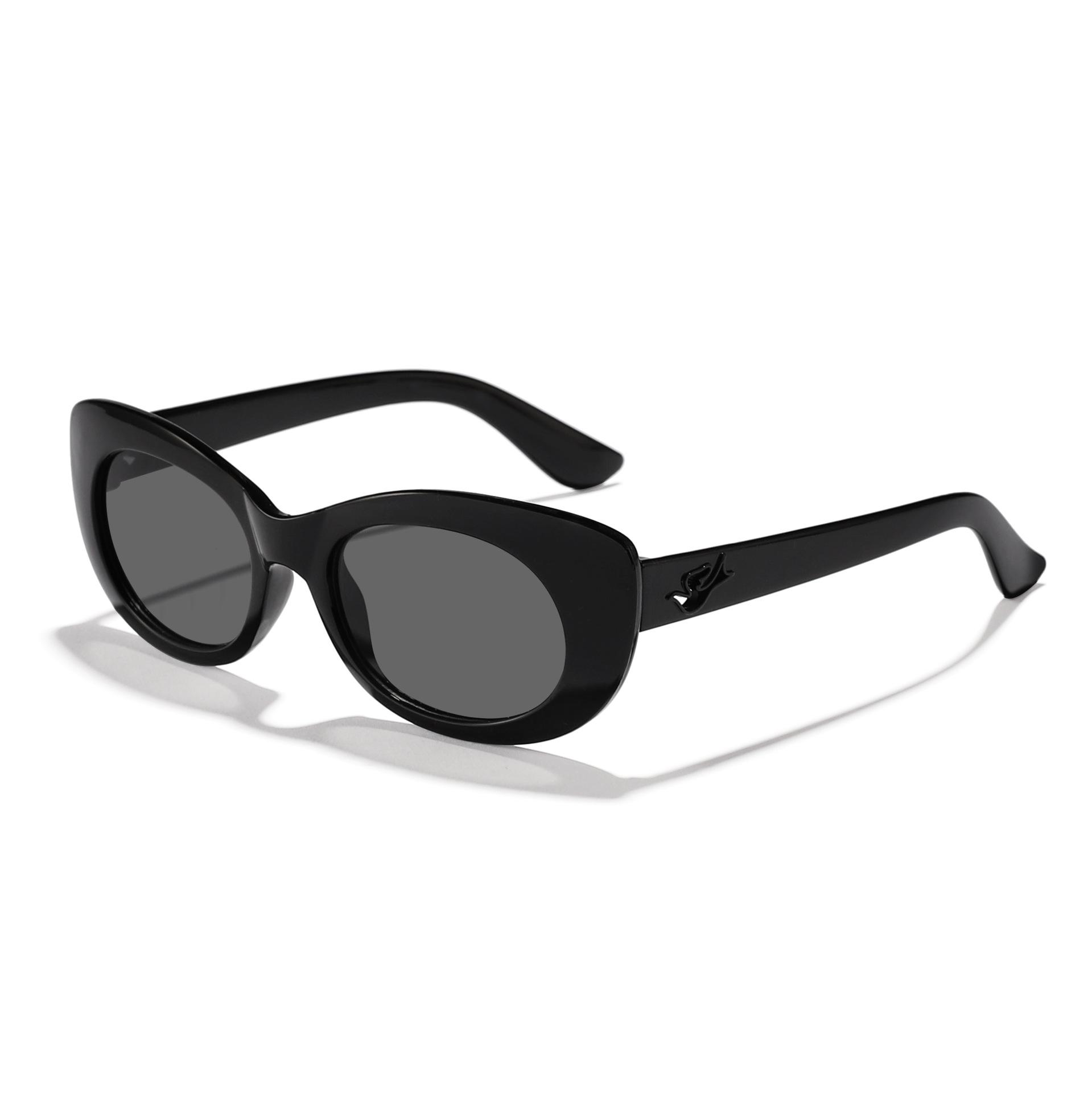 Moda infantil de moda personalizada Street shooting ins estilo gafas de sol niños y niñas retro pequeñas gafas de sol ovaladas a prueba de rayos UV