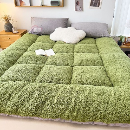 冬季床褥加厚羊羔绒1.5米1.8m多功能榻榻米单双人学生宿舍床垫