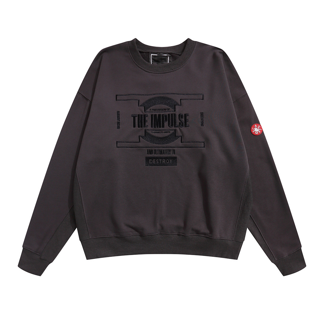Japanese retro long-sleeve with a round collar