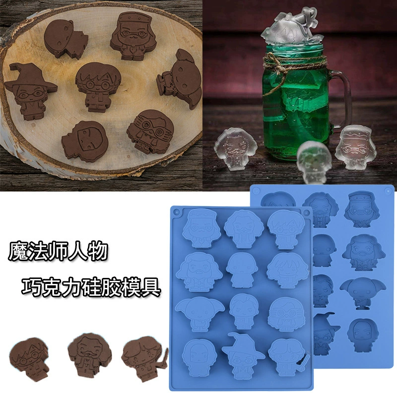 Magic silicone mold, acrylic mousse, candle, Harry Potter, DIY