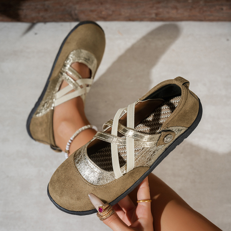 2026 New Mary Jane Shoes for Women, Flat Ballet Style, Cross-Strap Soft Sole Casual Shoes, Versatile Shallow Shoes for Spring 2026 New Mary Jane Shoes for Women, Flat Ballet Style, Cross-Strap Soft Sole Casual Shoes, Versatile Shallow Shoes for Spring