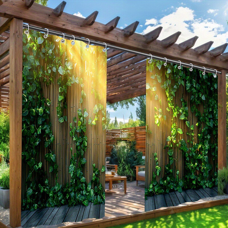 Yiwu Jit Delivery Leaf Outdoor Curtain Backdrop Temu Hot-Selling Shein Amazon Etsy Amazon