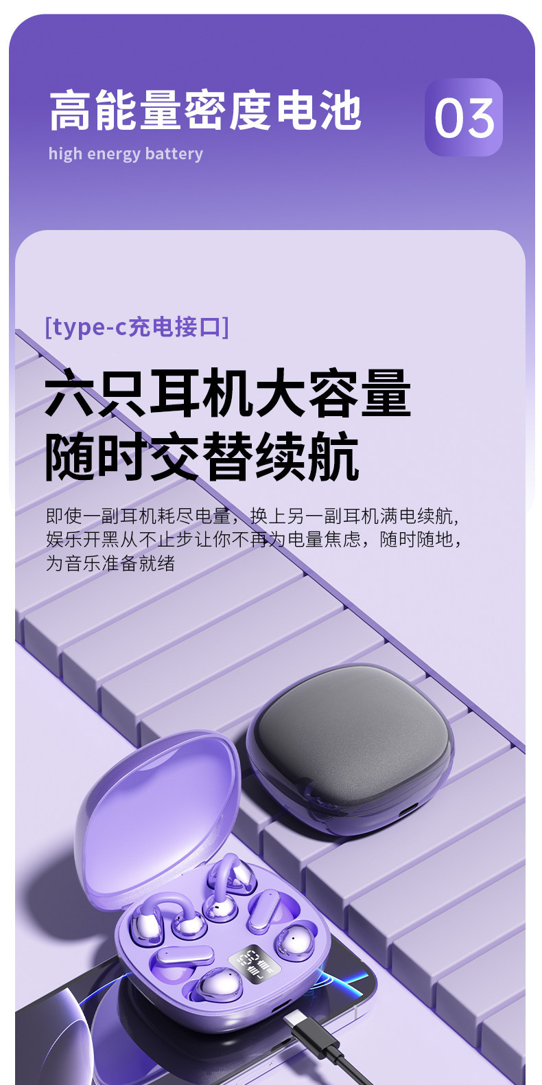 热销双胞胎 情侣款 耳机降噪高音质长续航蓝牙半入耳式四耳二合一