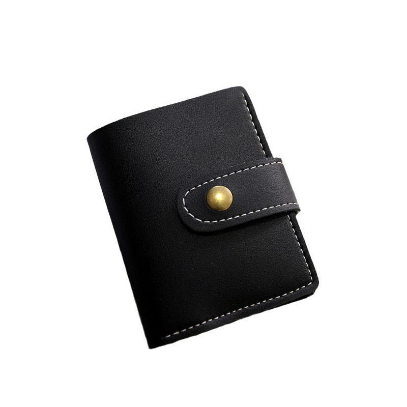 Классический bi-fold кошелек, держатель для карт, обшивка из PU кожи, британский стиль, несколько цветов