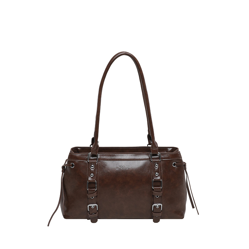 Bolsas de brazo coreanas lujosas retro 2026 verano nuevo estilo británico temperamento versátil bolsas de hombro de moda