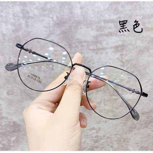 New anti-blue light radiation glasses, anti-fatigue myopia glasses frame for women, Korean version, flat computer eye protection