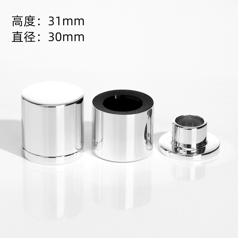 玻璃香水瓶磁吸盖批发透明香水瓶子裸瓶高级感香水空瓶化妆品盖子|undefined
