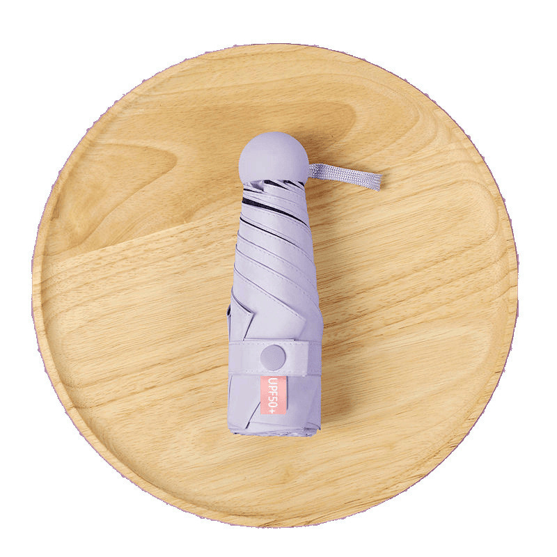 Jiaoxia 50% off カプセル日傘日焼け止めと UV 保護コンパクトポータブル日傘女性用 1:1 晴雨兼用傘|undefined