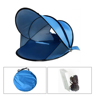 Avtomobil dam çadırları Windproof, Water Play Canopy, Fully - blue-2-3-people-130130100cm