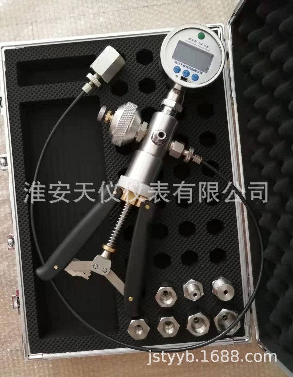 船用手持压力校正器淮安天仪手钳式气压泵0~4MPa手捏压力泵校准仪