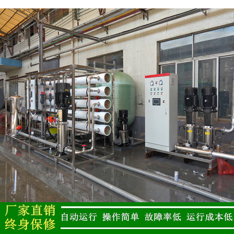 大型反渗透20t/h反渗透水处理设备电导率5-10us生产厂家绿健供应