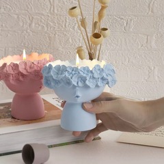 クロスボーダーリースガールアロマセラピー石膏キャンドルカップ diy キャンドル空カップディフューザー石無火フレグランス容器装飾品