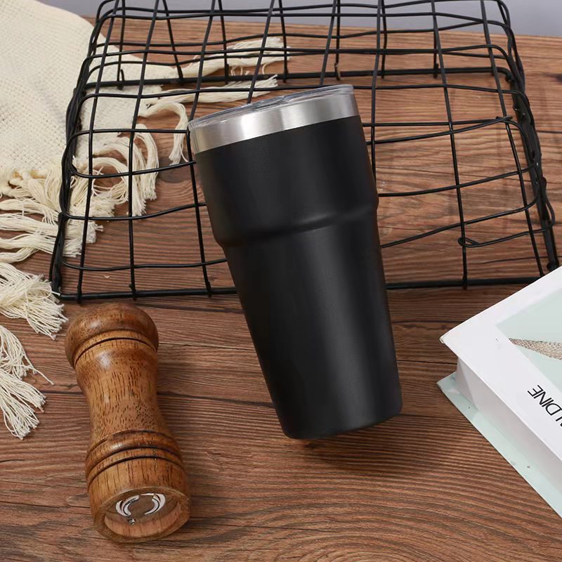 Comercio exterior nuevo acero inoxidable de doble capa 16oz taza de aislamiento caliente taza de automóvil portátil taza de café en stock