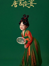 儿童摄影唐宫夜宴汉服女孩拍照道具汉唐风影楼批发演出服中国风