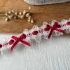 Wearing a red ribbon, 1 meter long and about 3.8cm wide