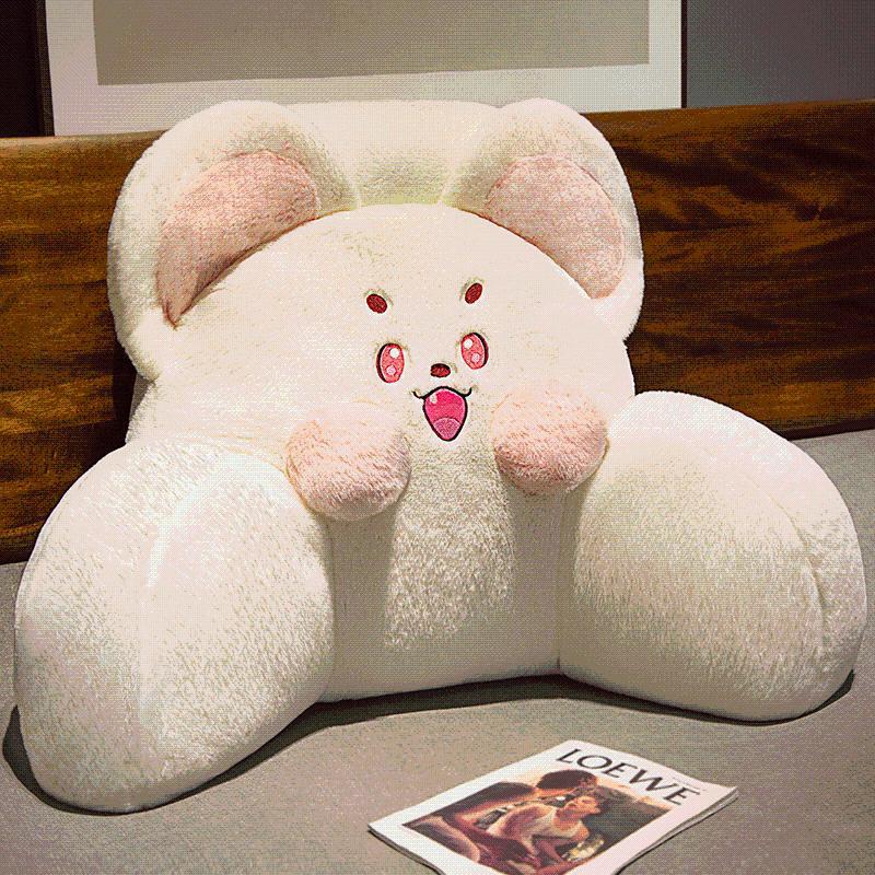 Mouse lindo cojín de cabecera almohada dormitorio dormitorio dormitorio cojín de cintura cojín de respaldo sofá almohada sala de estar dormir cintura