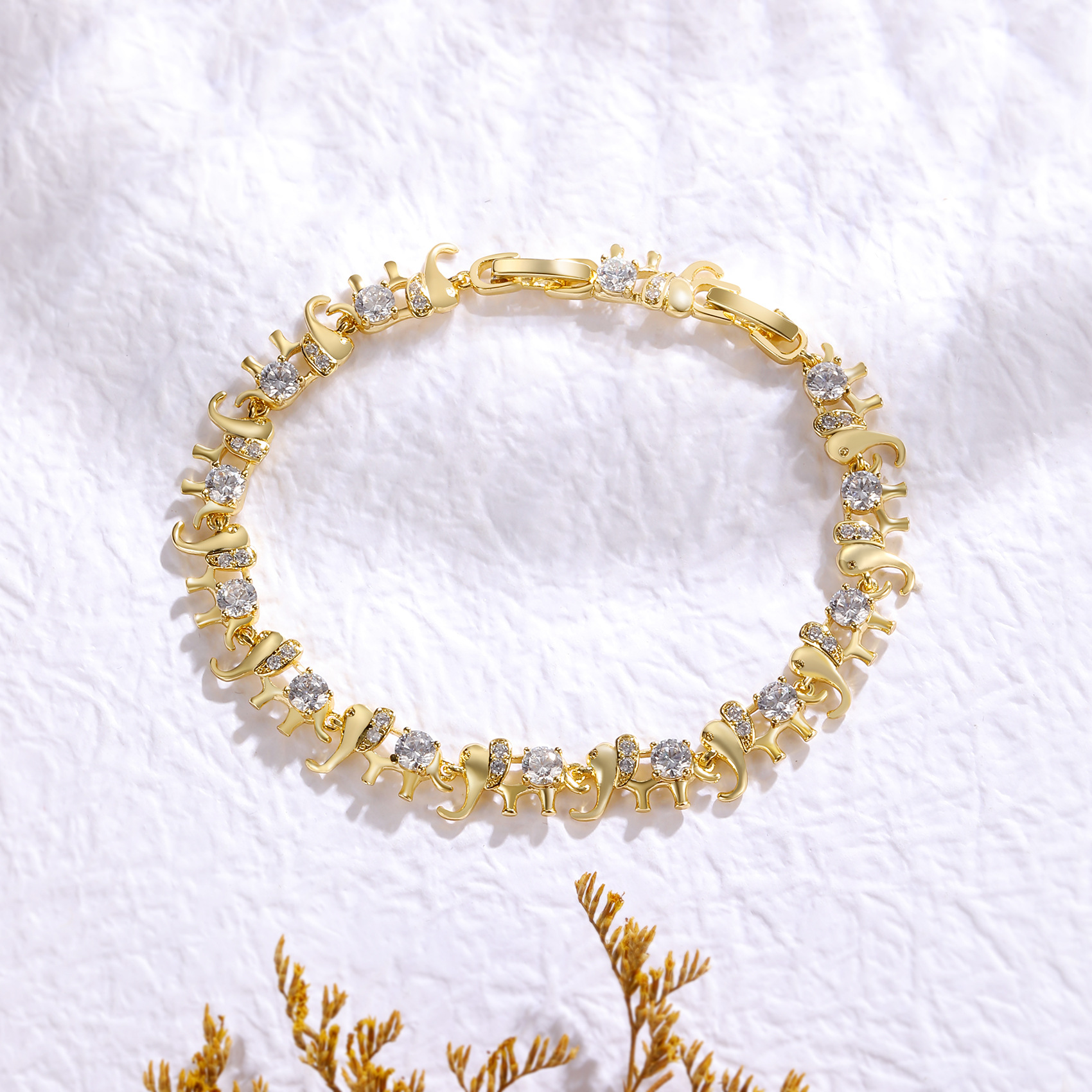 Bijoux En Gros Hip Hop Rhombe Le Cuivre Zircon Incruster Chaîne À Maillons Cubains Bracelets display picture 3