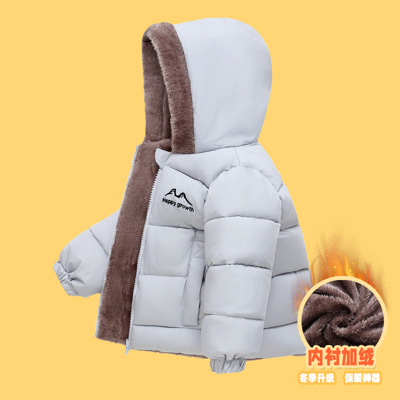878 invierno nuevo niño doble cara usar ropa de algodón de lana para niños niñas chaqueta de algodón caliente para niños mayores