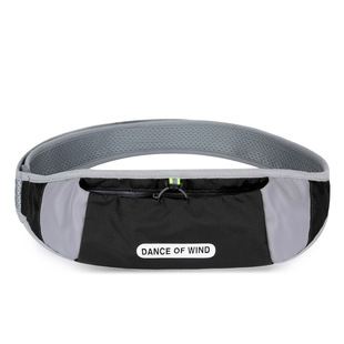 Outdoor sports marathon running fitness waist bag close-fitting invisible belt bag curved water bottle bag hiking bag