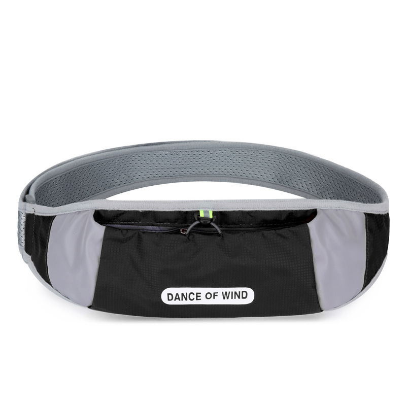 Outdoor sports marathon running fitness waist bag close-fitting invisible belt bag curved water bottle bag hiking bag