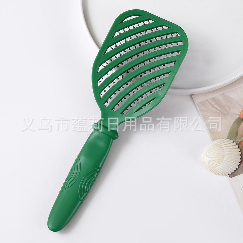 Peines de costillas de macarón, peines de cabello curvados, masaje casero para mujeres, masaje de arco relajado