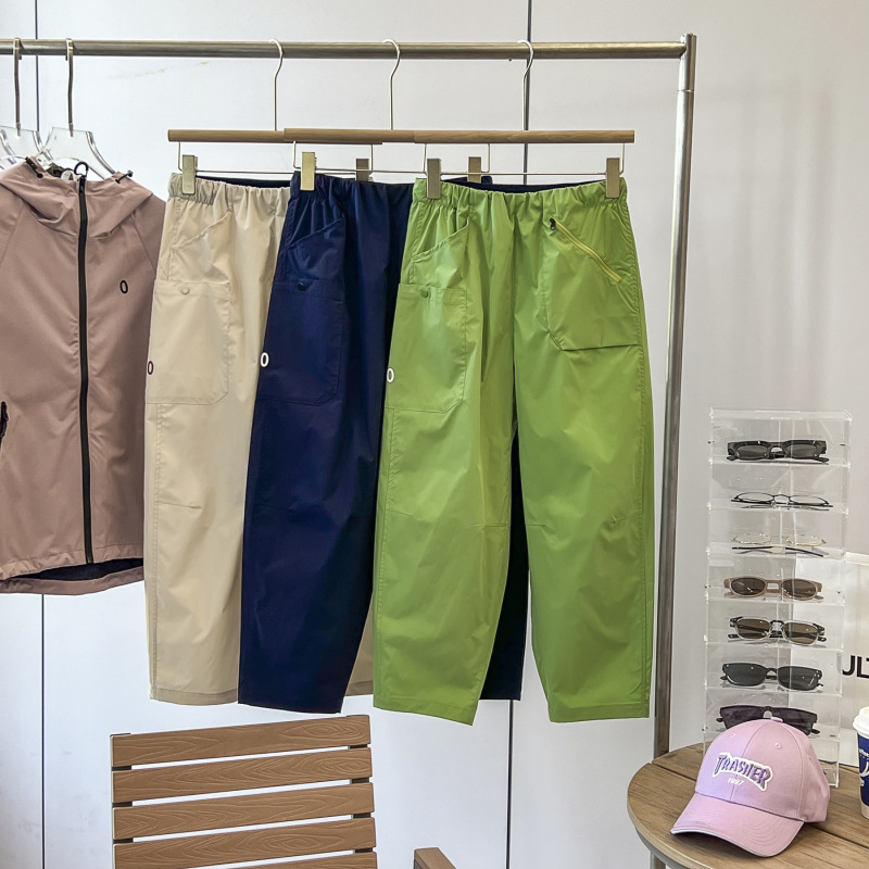 Summer Women's Clothing, Lightweight, Loose-Fitting, Breathable, Niche Design, Three-Dimensional Tailoring, Straight-Leg Workwear Casual Cropped Pants Summer Women's Clothing, Lightweight, Loose-Fitting, Breathable, Niche Design, Three-Dimensional Tailoring, Straight-Leg Workwear Casual Cropped Pants