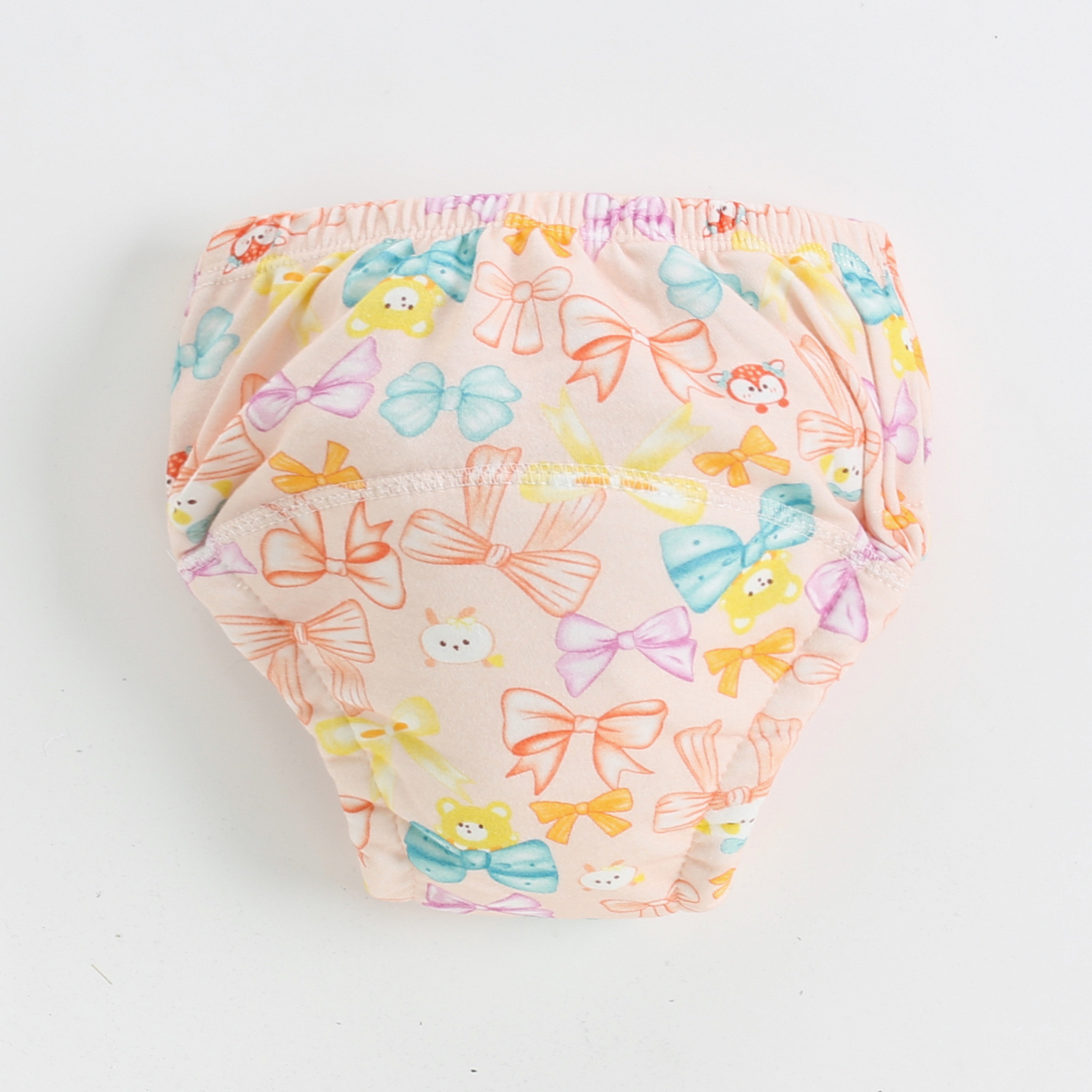 Bebé pantalones de entrenamiento infantil de algodón ecológico lavable a prueba de orina pantalones de aprendizaje pañal de tela transpirable nuevo bolsillo del pañal para los niños