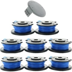 リョービ AC14RL3A スプール/AC14HCA スプールカバー草刈りヘッドコイル草刈りロープ 8+1 セットに適しています。