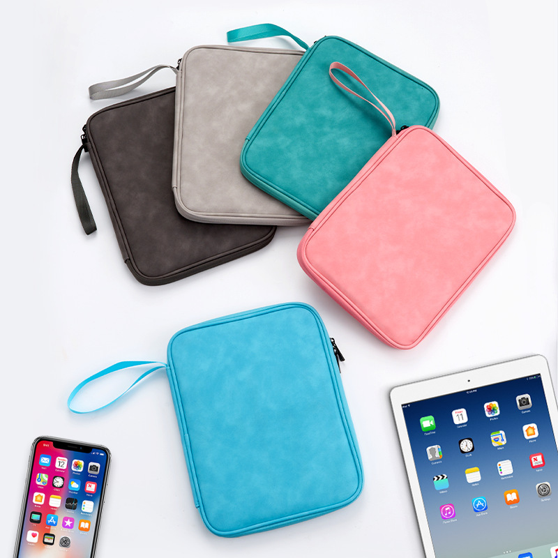 High-value Sheep PU Material IPAD Storage Bag Lightweight Shock-resistant Waterproof Notebook Handfelt Delicate Portable Tablet