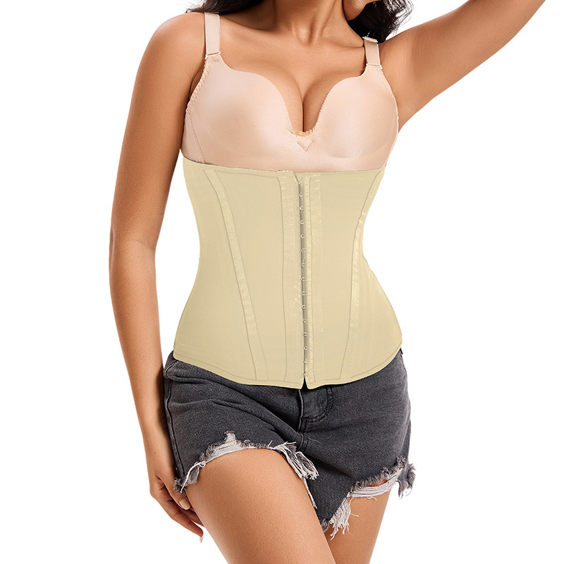 Cinturón de comercio exterior de tres capas de tela de malla de abdomen de cinturón