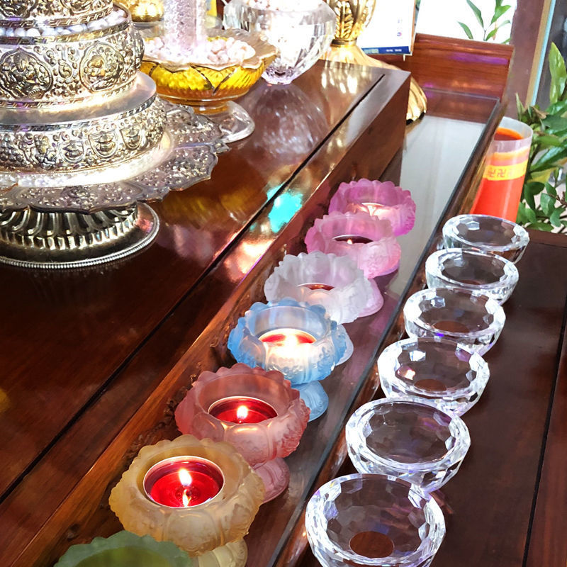 小油灯酥油灯家用蜡烛供佛无烟4小时煮荼香薰蜡烛灯佛前供灯批发