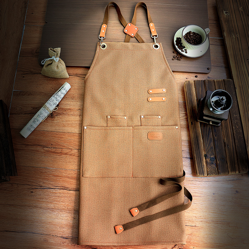 Productos diarios transfronterizos delantal impermeable cocina especial comedor camarero ropa de trabajo logotipo personalizado delantal antiestático