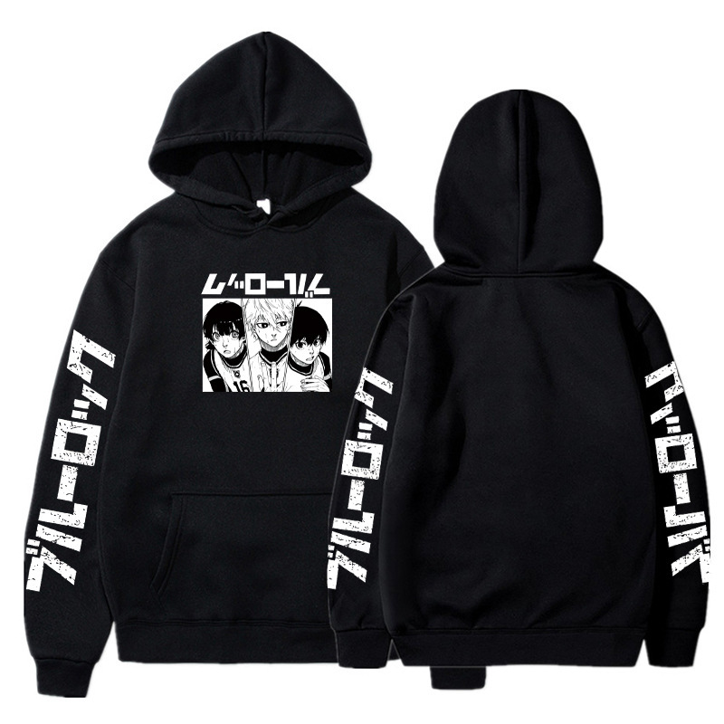 Anime BLUE LOCK Hoodie Fall Winter Long Sleeves Fleece