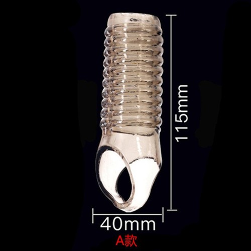 Humha Erjiang Daha Erha threaded condom for men with wolf teeth locking sperm ring lengthened and thickened penis condom to prevent double ring