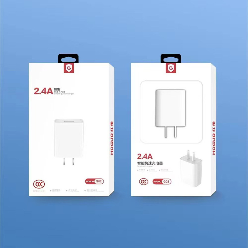 Red fruit G02 charger fast charging set 5v2.1A for Android typec fruit mobile phone portable charger