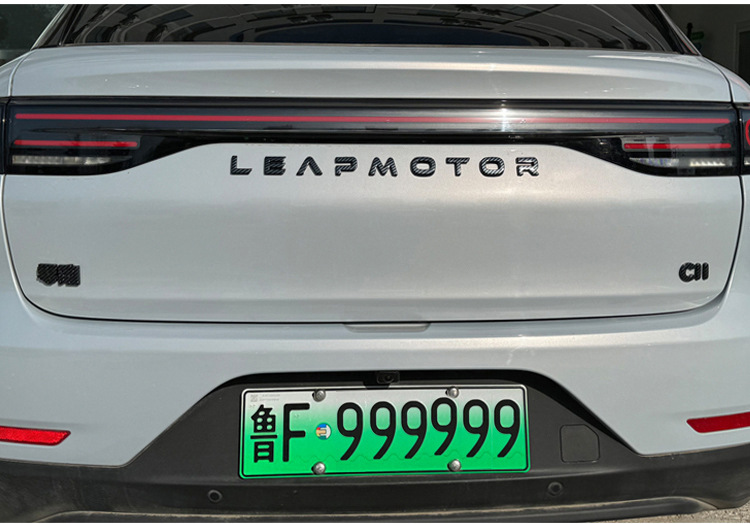 Zero running C11 logo front and rear logo blackened decoration stickers steering wheel trunk tail logo car decoration modification parts