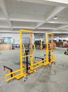 Manual hydraulic stacker electric forklift 1 ton 2 ton lifting small loading and unloading truck cylinder forklift lifting