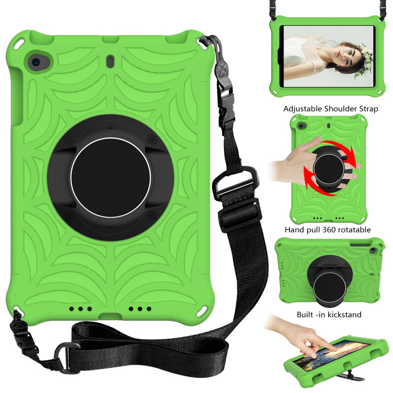 For iPad mini 1/2/3/4/5 (7.9) spider rotating EVA tablet protective case in stock For iPad mini 1/2/3/4/5 (7.9) spider rotating EVA tablet protective case in stock