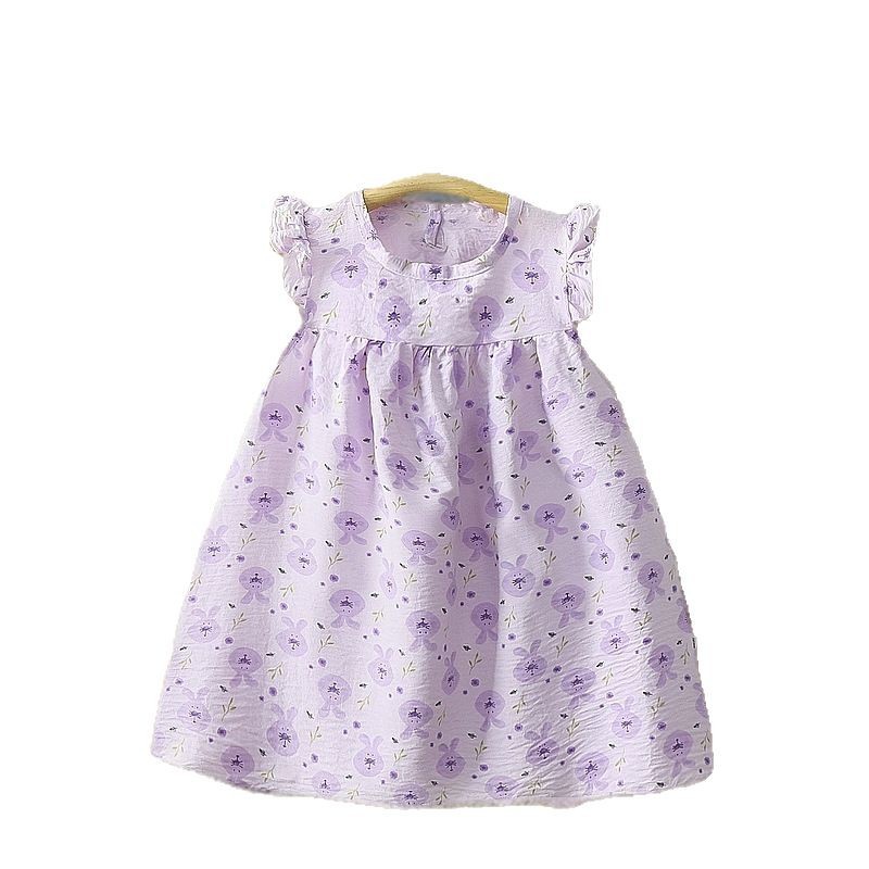Vestido de verano para niñas niñas falda de princesa de flores de hadas de verano falda de cinturón