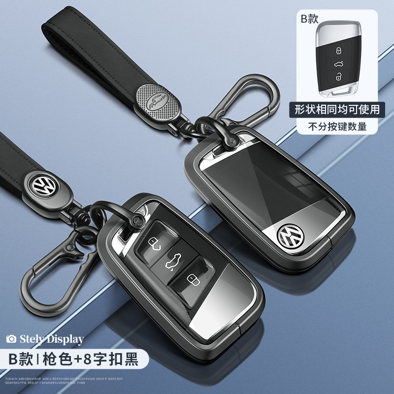 폭스 바겐 타입 B-건 컬러 투명 + 8 워드 버클 블랙