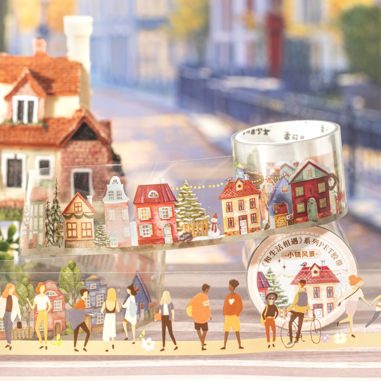 Ketchup Girl PET Retro Personaje Cintas y la vida encuentran la serie de libros de mano DIY material de decoración cinta adhesiva