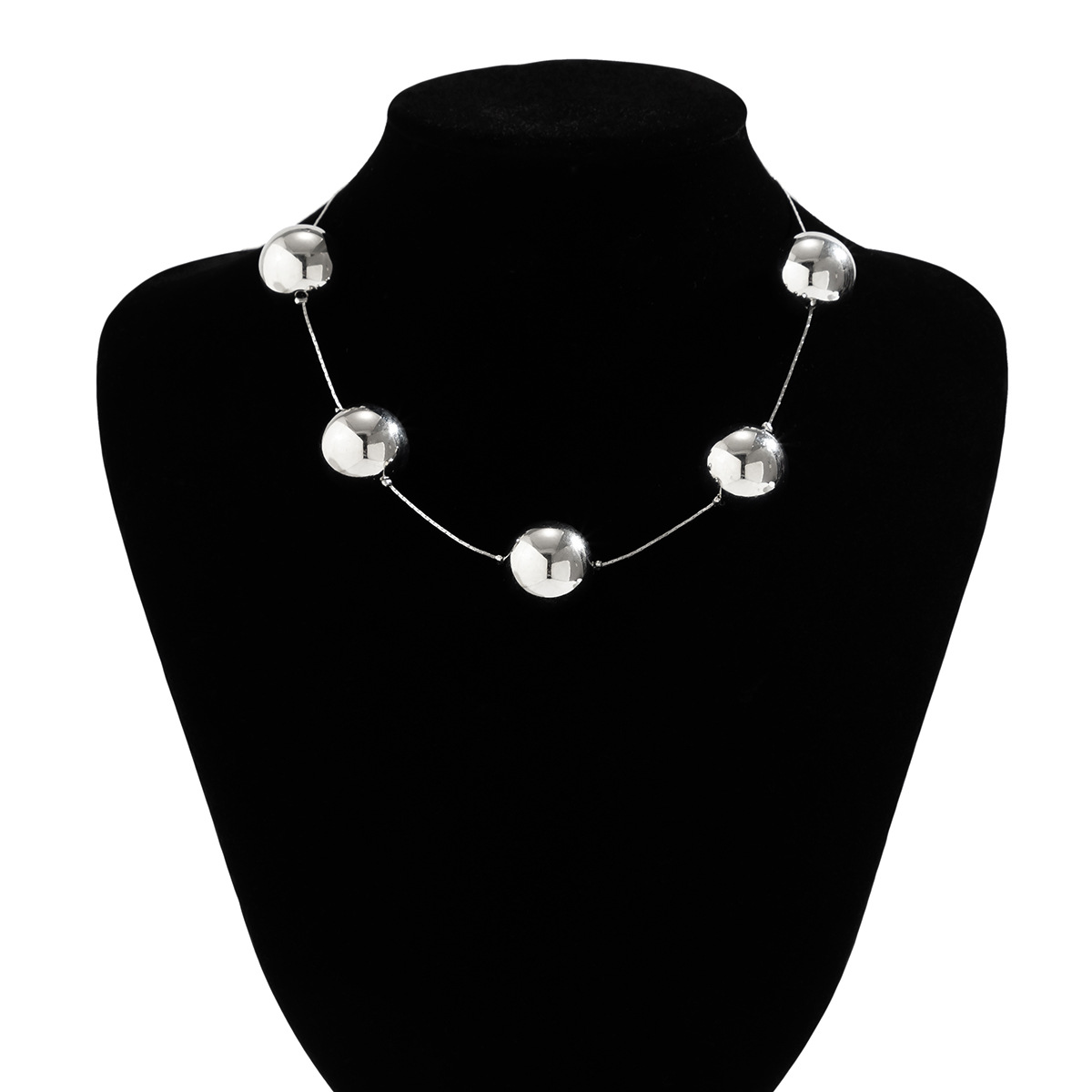 Glamour Exagerado Geométrico Ccb Perla Artificial Con Cuentas Enchapado Día De San Valentín Mujeres Collar display picture 31