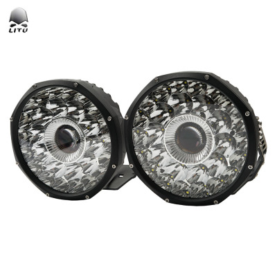 批发新款9寸激光LED射灯越野车改装前杠激光行驶灯货车suv加装灯