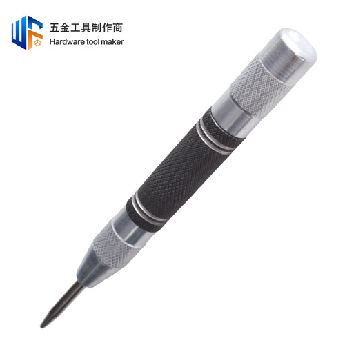 Automatic spring positioning dot punch new striker type escape window breaker telescopic sample punch 130mm center punch