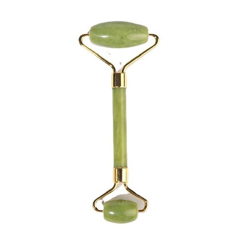 Natural jade beauty device manufacturer wholesale conference gift double-headed facial jade roller Xiu jade massager beauty stick