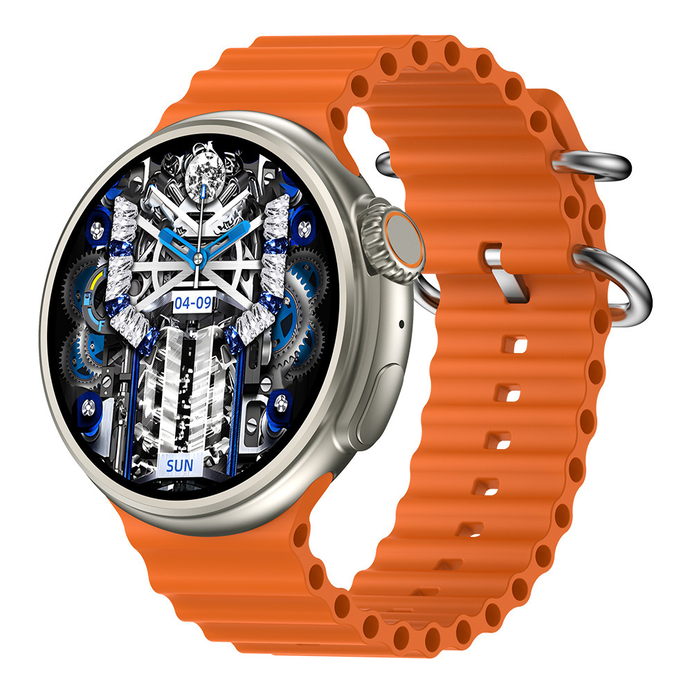 Round Z78 Ultra Smart Watch Amoled Screen Huaqiangbei S9 One-Click Link Sports Bracelet Private Model
