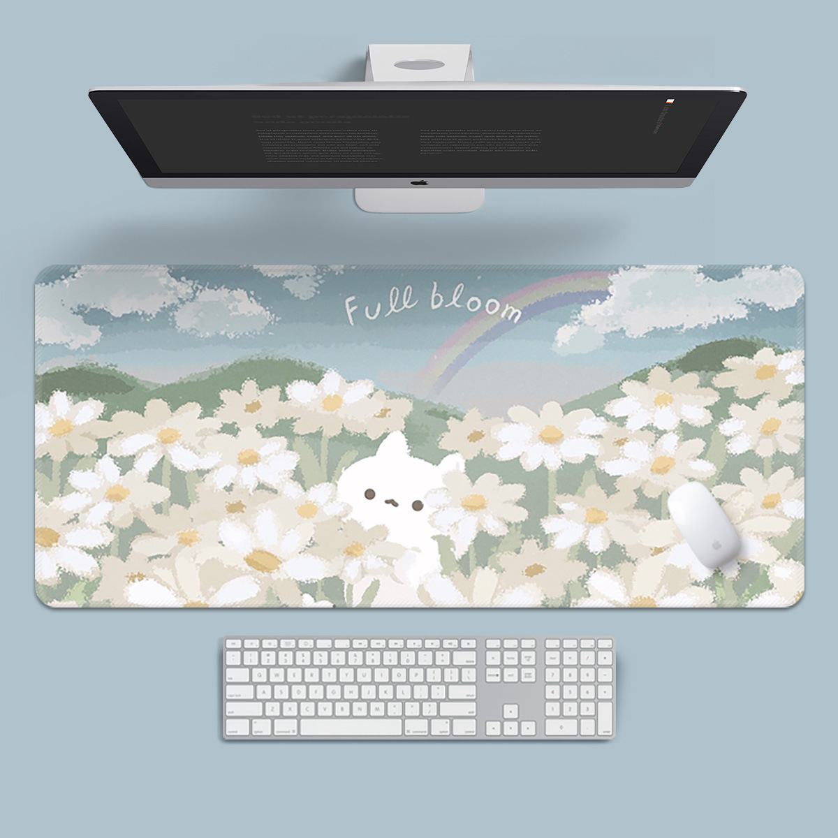 치유 고양이-산 꽃